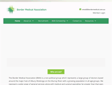 Tablet Screenshot of bordermedical.com.au